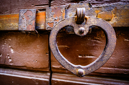 old door handle - knocker - photo