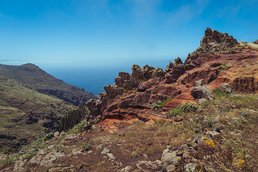 Landscapes of Tenerife, Canary Islands. Parque rural de Teno