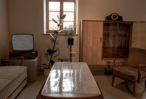 istock Vintage 1960s style living room 1599406609