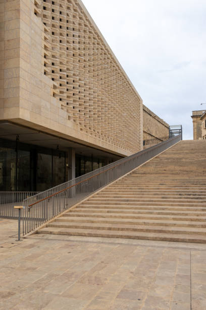 istock Limestone stairs in Valletta, Malta 1599409739