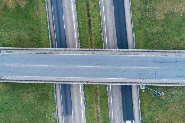 istock top aerial view of a highway overpass 1599427142