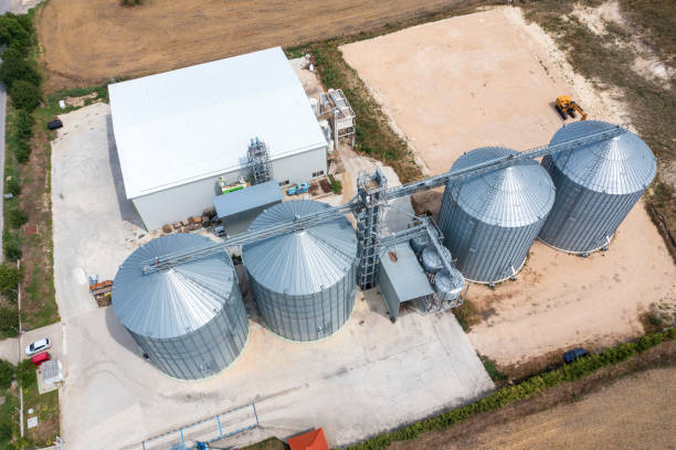 istock agricultural Silo from above 1599429290