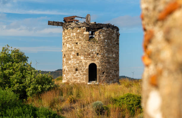 istock Ruins of old windmills Datca, Turkey 1599490233