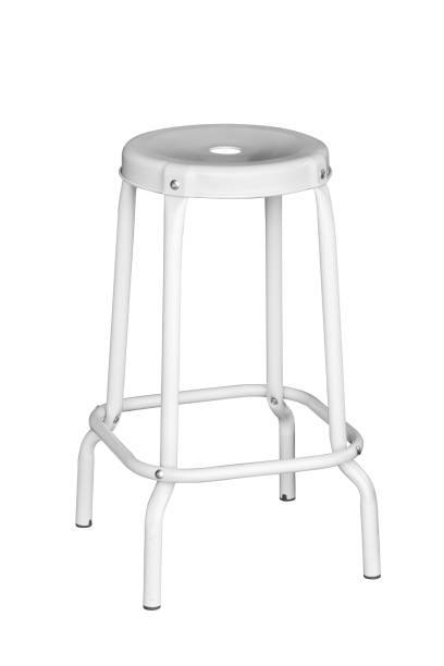 istock Steel stool chair isolated on white background 1599709849