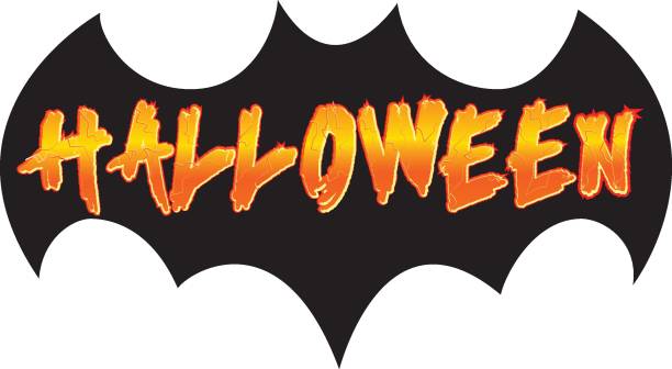 istock Halloween flying bat.  Vampire vector bat. Dark silhouette of bat flying in a flat style 1599727824