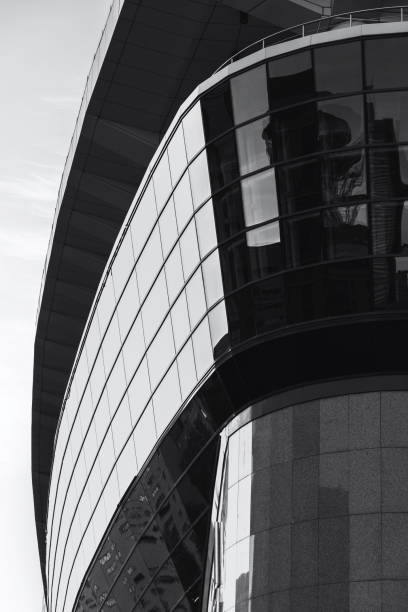 istock Astana Downtown Area Building in Black and White 1599894704