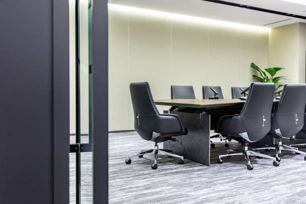 istock Modern style company internal meeting room 1599983781