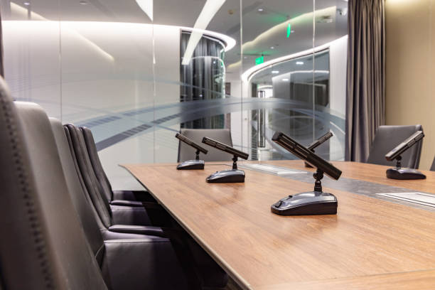 istock Modern style company internal meeting room 1599984294
