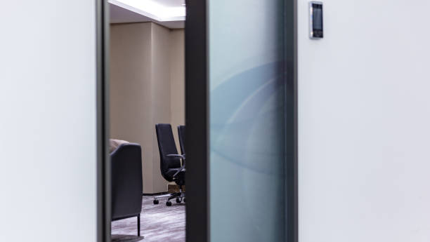 istock Modern style company internal meeting room 1599986907