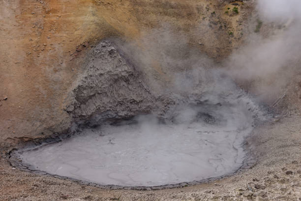Mud Volcano Mud Volcano in Yellowstone National Park mud volcano yellowstone stock pictures, royalty-free photos & images