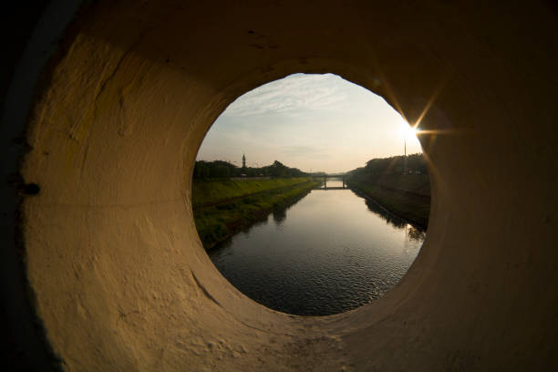 istock framing circle in BKT jakarta at sunrise 1600119483
