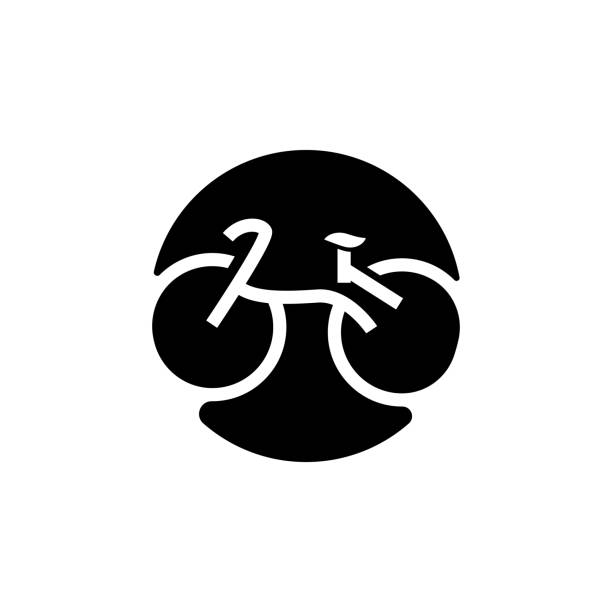 istock Bicycle Logo, Simple Minimalist Design, Sport Transport Vector, Illustration silhouette template 1600120970