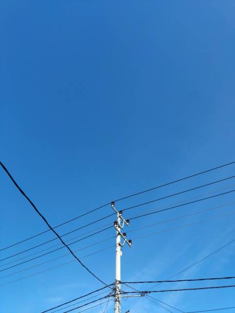 istock Electrical wires and poles 1600125266