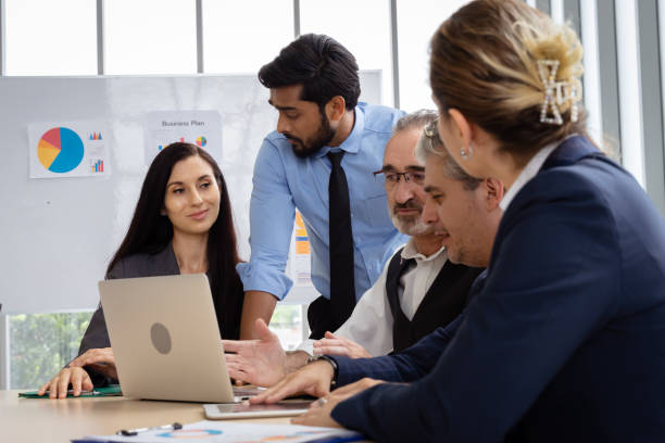 istock Group of multiethnic businessmen 1600222294