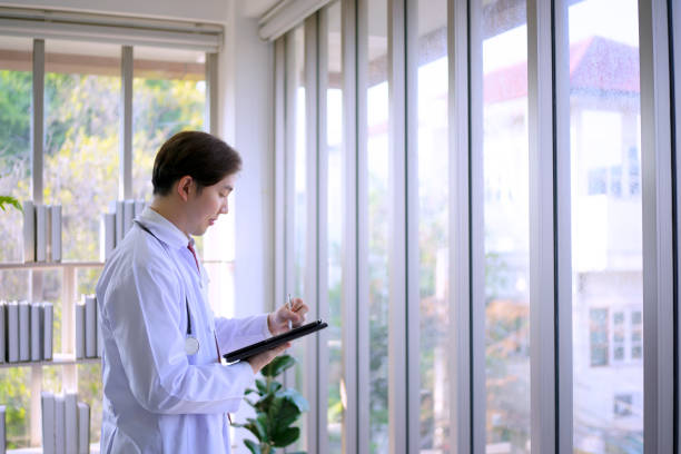 istock Doctor is working at clinic. 1600252068