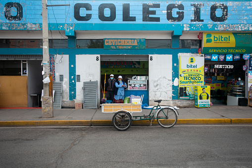 This picture shows a gas station near San Cristóbal de las Casas, Mexico, in February 2015.