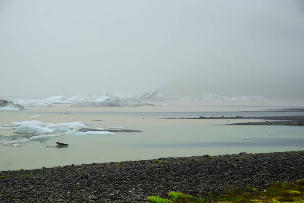 Magische Landschaft am Heimabergsjökull im Süden Islands – Foto