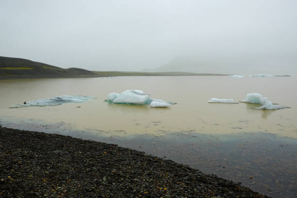 Magische Landschaft am Heimabergsjökull im Süden Islands – Foto