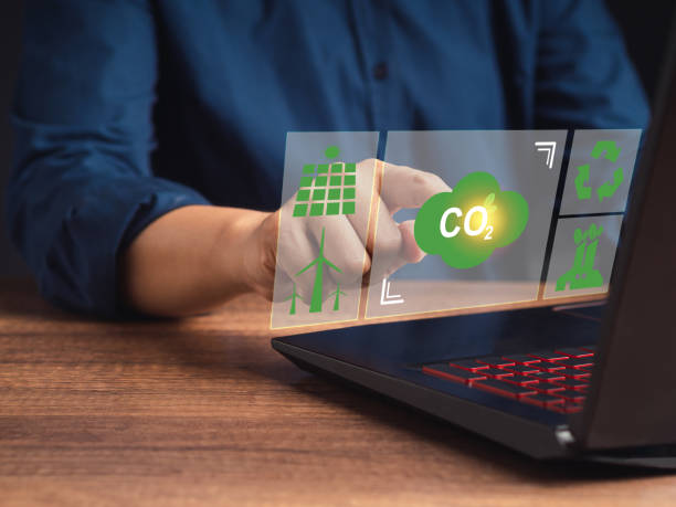 istock Reduce CO2 emission concept. Sustainable development and business based on renewable energy 1600330074