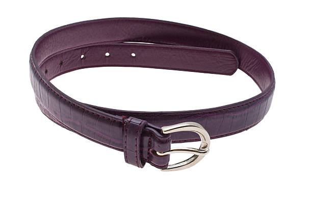 Violet belt stock photo