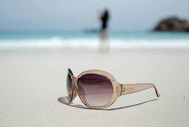 Sunglasses Sunglasses on the beach rawa island stock pictures, royalty-free photos & images