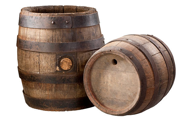 barrels stock photo