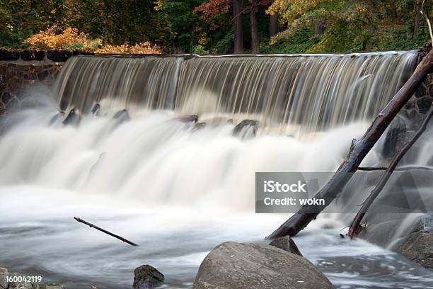 Scardale Waterfall In Autumn Stock Photo - Download Image Now - Scarsdale, Autumn, Flowing Water