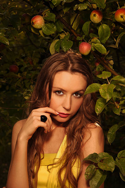 istock woman in apple's garden 160043533