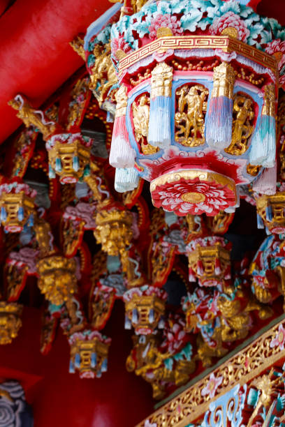 istock Luxury and Tradition: The Ornate Decorations of a Taiwan Temple 1600440535