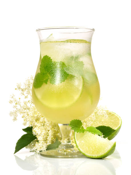 istock Hugo Cocktail on white Background - Isolated 1600441215