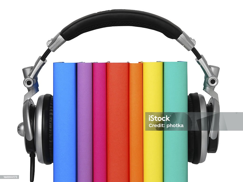 Audiobook - Royalty-free Amarelo Foto de stock