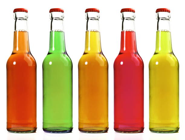 istock Lemonade in Bottles on white Background - Isolated 1600442809