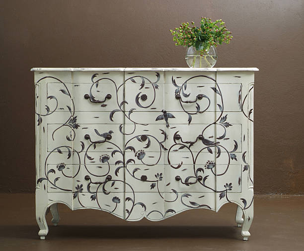 istock Classic wooden dresser 160044418