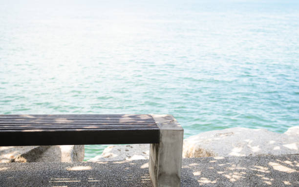 istock Summer Background, Wood Table at Coast Blue Sea, Sun Shadow on Deck Mockup Stage Counter Product Tropical Cosmetic Beauty Backdrop, Sunny on Water Island Shore Ocean Outdoor 1600444991