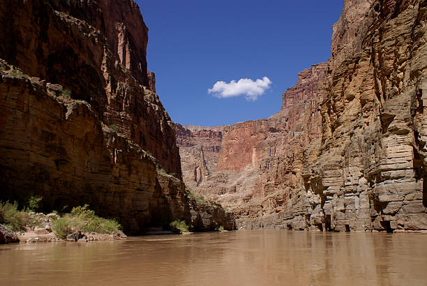 Rafting the Colorado River stock photo