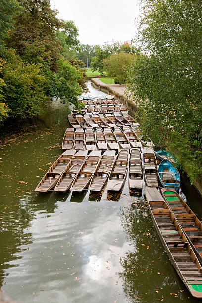 istock Punts on the river. Oxford, UK 160044769