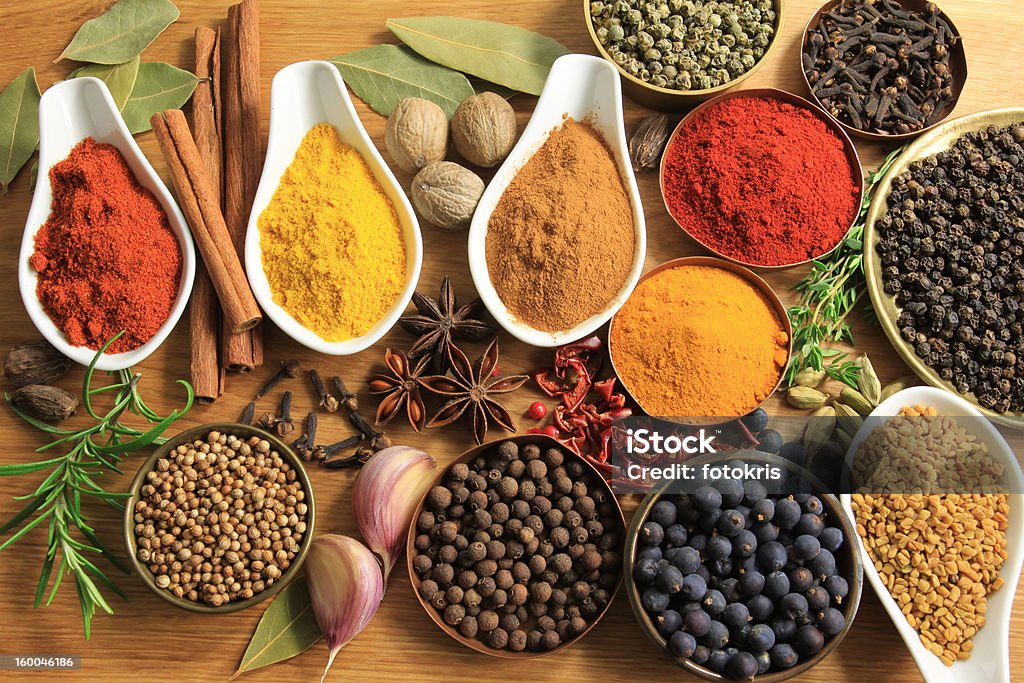 Spices - Foto de stock de Ajo libre de derechos