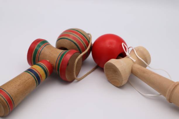 istock Japanese toy kendama close up 1600470302