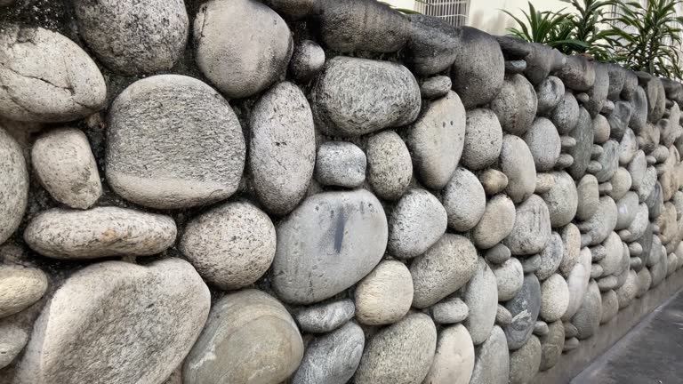 Wall made with stones