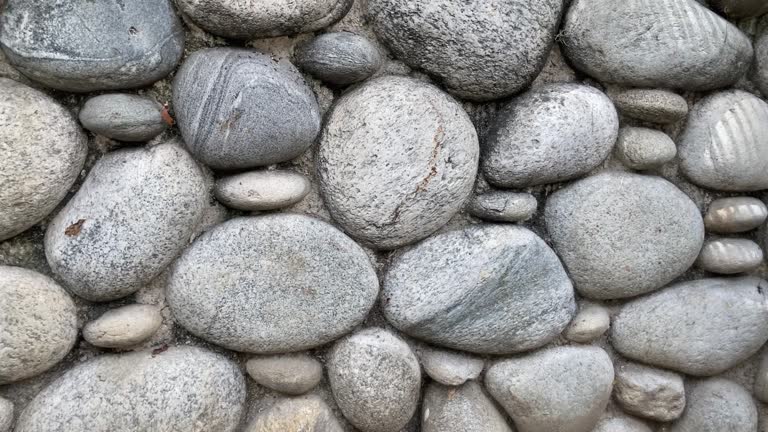 Wall made with stones