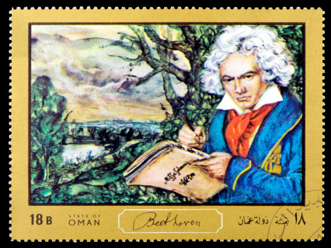 Cancelled Stamp From The United States Featuring The Cherokee Silversmith, Sequoyah.  He Also Created The Cherokee Written Language In 1821.  He Lived From 1770 Until 1843.