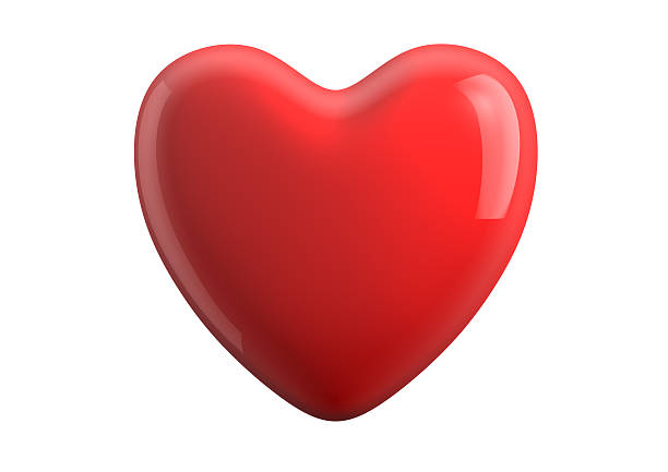 red heart stock photo