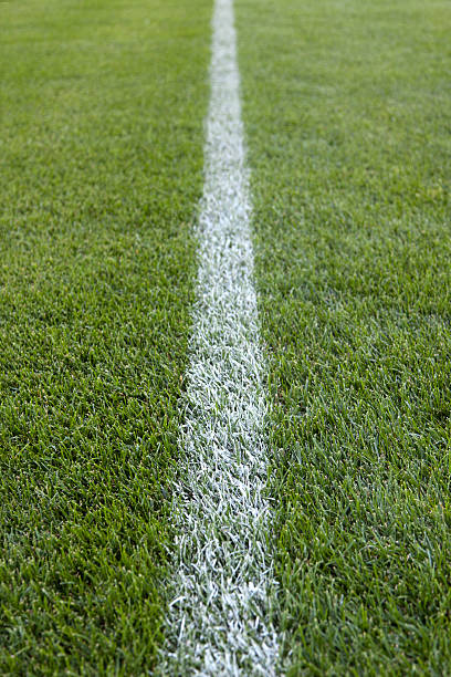 istock White Line On A Sports Field 160049269
