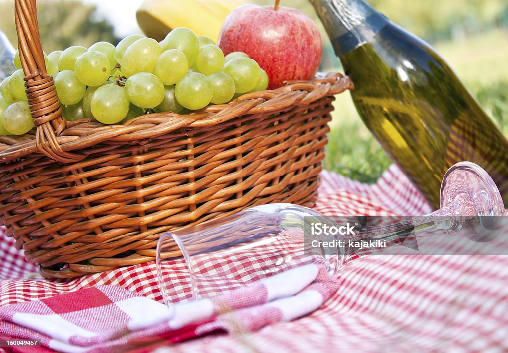 Picnic Time Alcohol - Drink Stock Photo