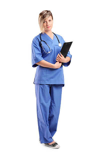 istock Smiling healthcare professional holding a clipboard 160049999