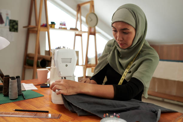 istock Seamstress Sewing Dress 1600500357