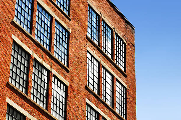 istock Old red brick factory 160050391