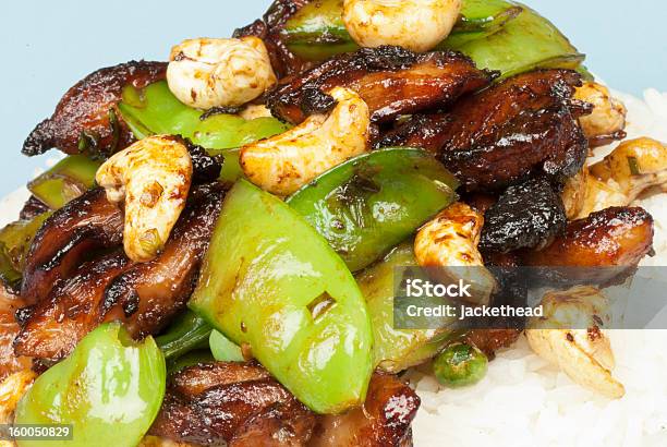 Closeup Chicken Cashew Stock Photo - Download Image Now - Accuracy, Asian Food, Cashew