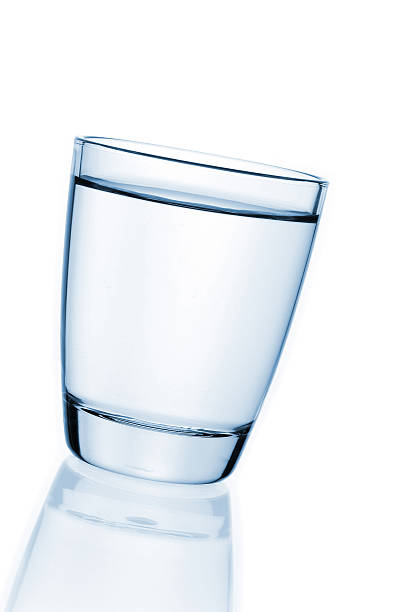 istock Glass of water isolated on white 160050866