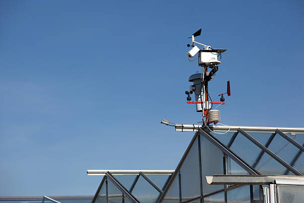 istock Small hitech weather station with anemometers 160052050
